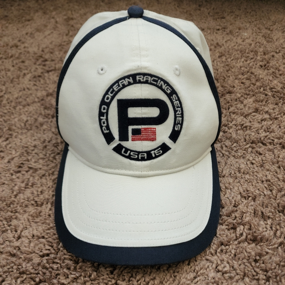 Polo Ralph Lauren white hat ocean racing series